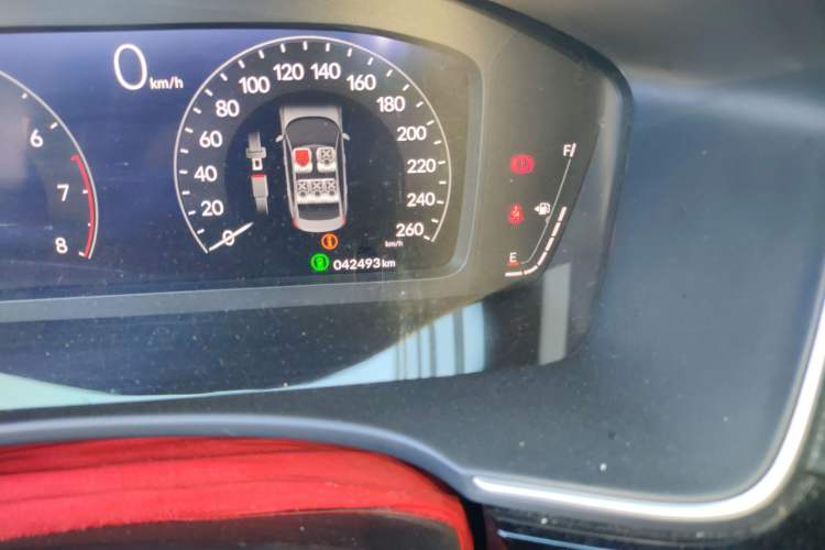 Used Honda Integra 2022 240TURBO CVT Luxury Edition Odometer Close Up