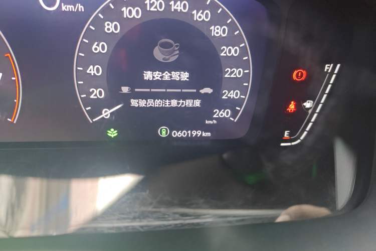 Used Honda Integra 2022 240TURBO CVT Prestige Edition Odometer Close Up