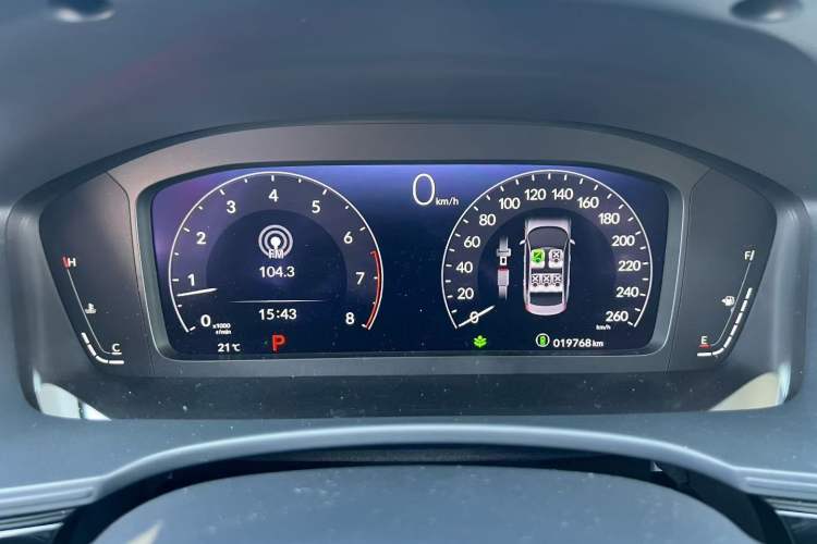 Used Honda Integra 2022 240TURBO CVT Technology Edition Odometer Close Up