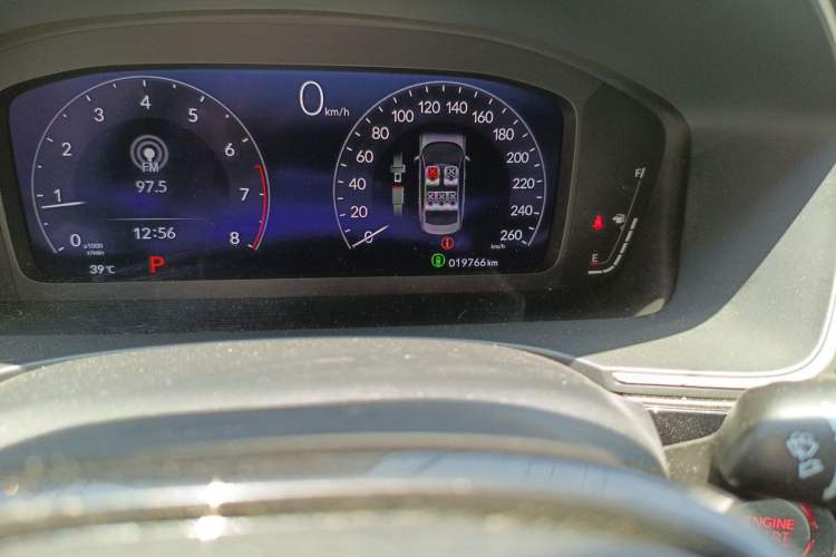 Used Honda Integra 2022 240TURBO CVT Luxury Edition Odometer Close Up