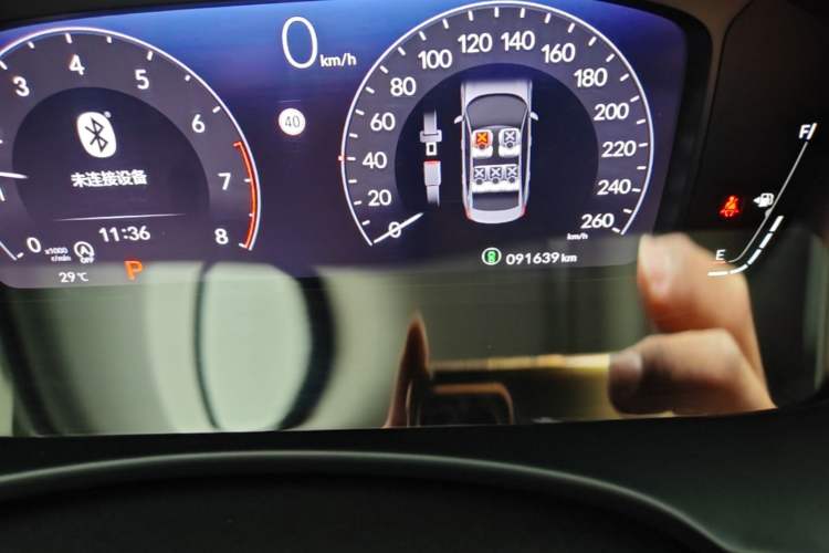 Used Honda Integra 2022 240TURBO CVT Luxury Edition Odometer Close Up