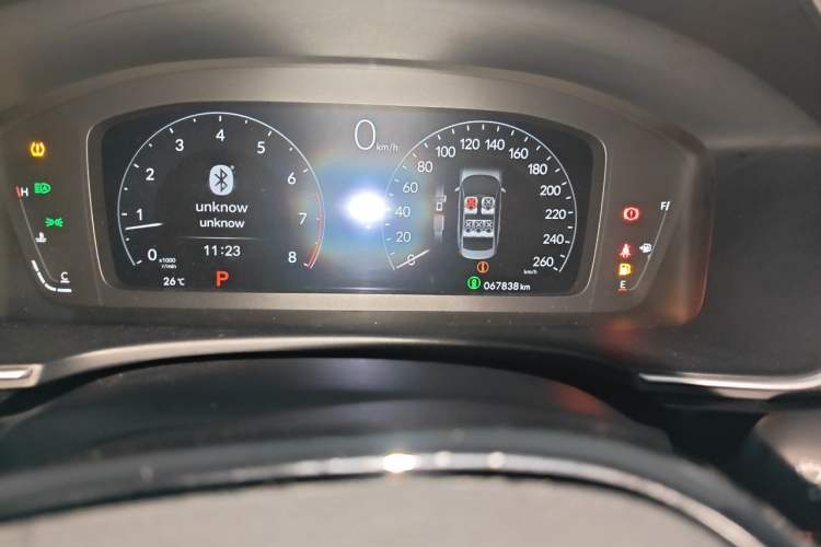 Used Honda Integra 2022 240TURBO CVT Luxury Edition Odometer Close Up