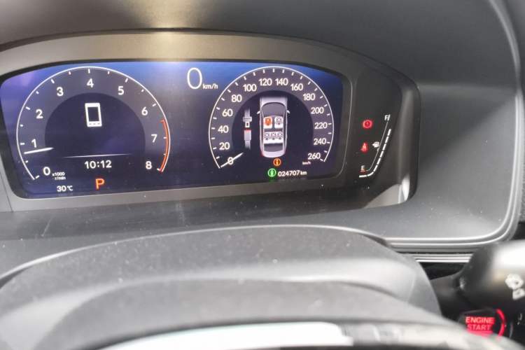 Used Honda Integra 2022 240TURBO CVT Phantom Night·Tech Edition Odometer Close Up