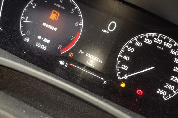 Used Honda Integra 2022 240TURBO Manual Exclusive Edition Odometer Close Up