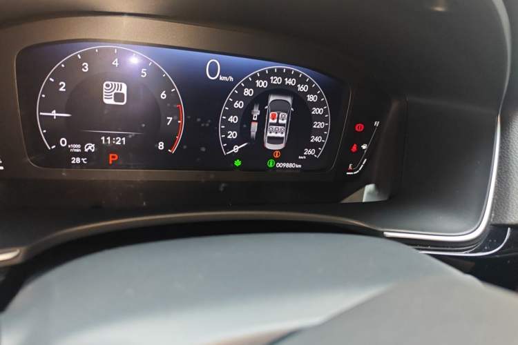 Used Honda Integra 2022 240TURBO CVT Luxury Edition Odometer Close Up