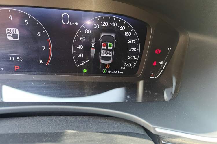 Used Honda Integra 2022 240TURBO CVT Luxury Edition Odometer Close Up