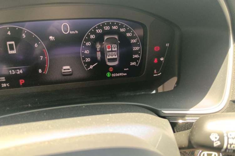 Used Honda Integra 2022 240TURBO CVT Luxury Edition Odometer Close Up