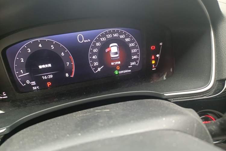 Used Honda Integra 2022 240TURBO CVT Prestige Edition Odometer Close Up