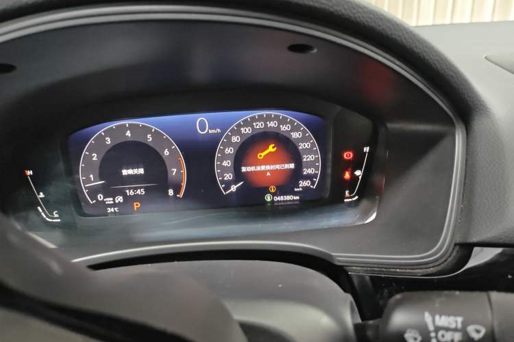 Used Honda Integra 2022 240TURBO CVT Prestige Edition Odometer Close Up