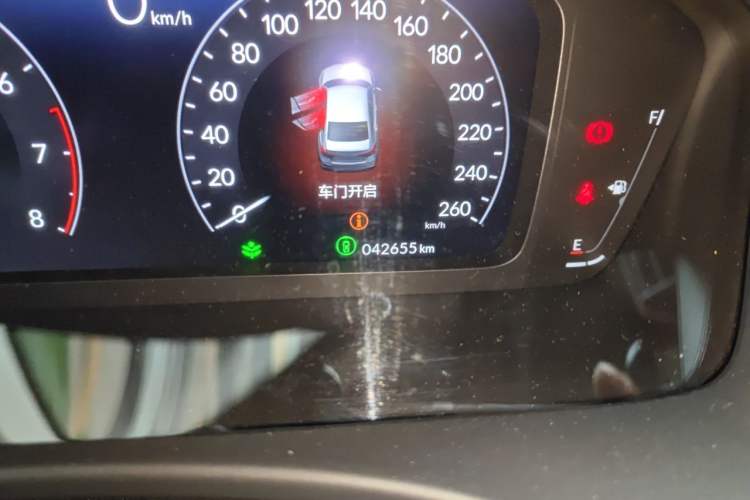 Used Honda Integra 2022 240TURBO CVT Technology Edition Odometer Close Up