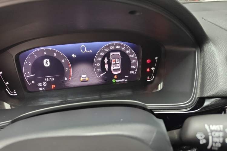 Used Honda Integra 2022 240TURBO CVT Technology Edition Odometer Close Up