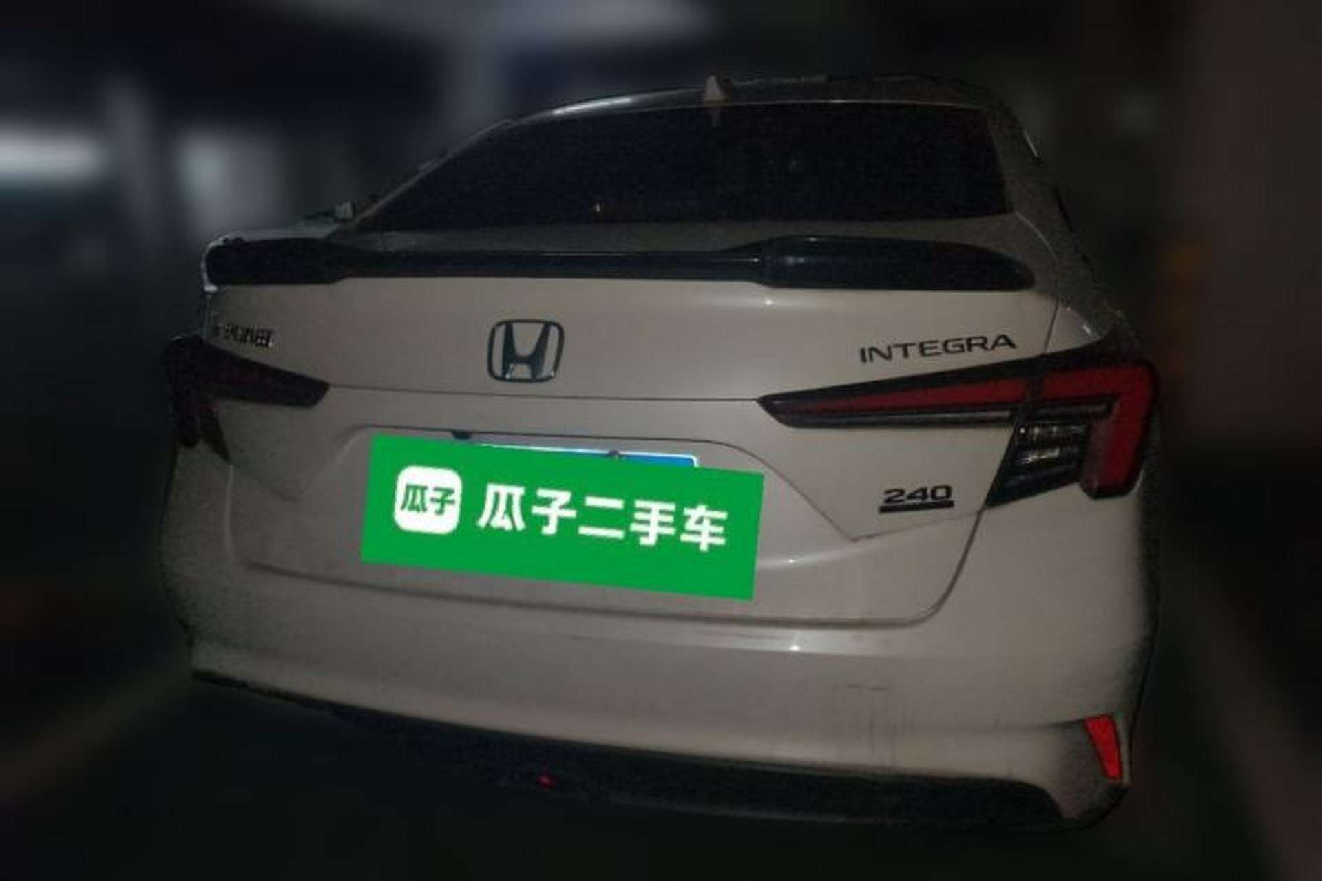 Used Honda Integra 2022 240TURBO CVT Technology Edition Rear