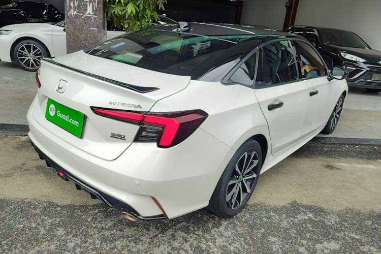 Used Honda Integra 2022 240TURBO CVT Phantom Night·Tech Edition Rear Right 45 Deg