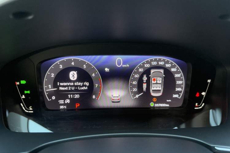 Used Honda Integra 2022 240TURBO CVT Prestige Edition Odometer Close Up