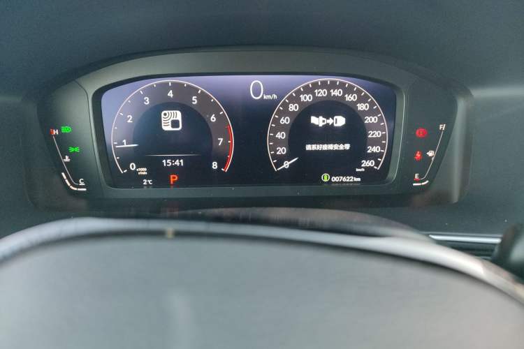 Used Honda Integra 2022 240TURBO CVT Phantom Night Luxury Edition Odometer Close Up