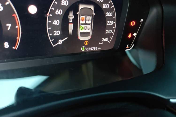 Used Honda Integra 2022 240TURBO CVT Luxury Edition Odometer Close Up
