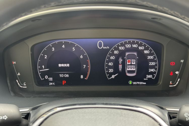 Used Honda Integra 2022 240TURBO CVT Prestige Edition Odometer Close Up