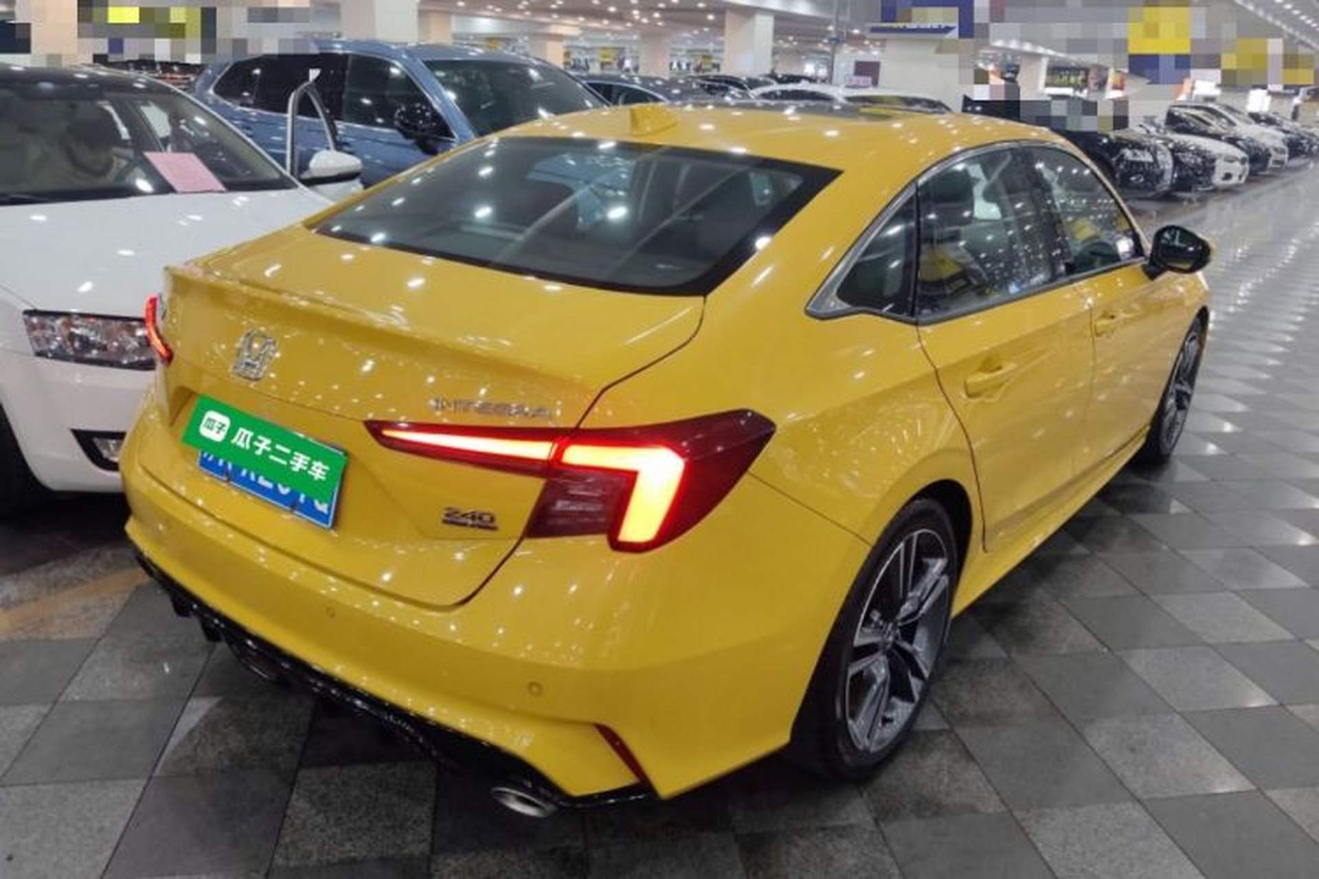Used Honda Integra 2022 240TURBO CVT Prestige Edition Rear Right 45 Deg