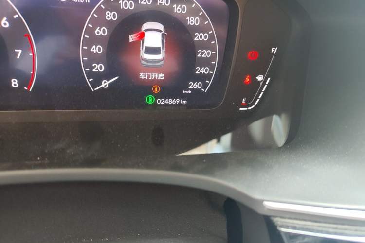 Used Honda Integra 2023 240TURBO CVT Luxury Edition Odometer Close Up