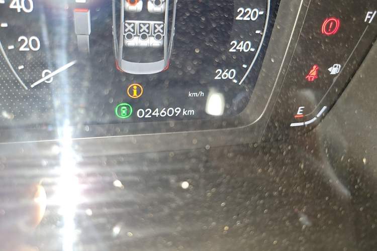 Used Honda Integra 2023 240TURBO CVT Leading Edition Odometer Close Up