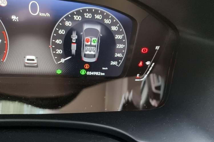 Used Honda Integra 2023 240TURBO CVT Leading Edition Odometer Close Up
