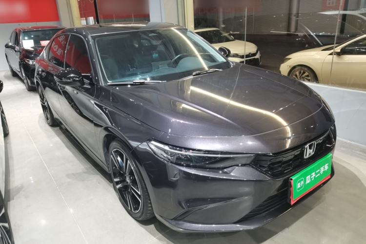 Used Honda Integra 2023 HATCHBACK 240TURBO CVT Phantom Night Luxury Edition Front Right 45 Deg