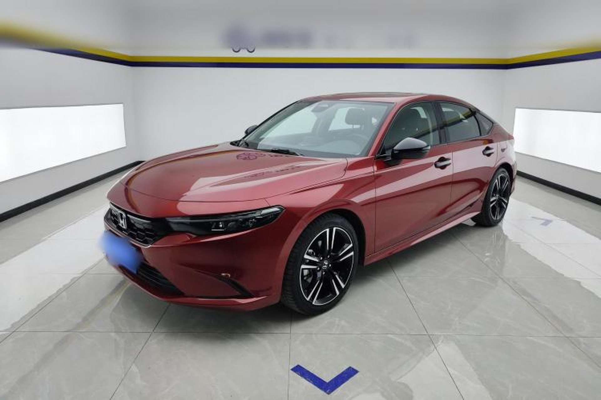 Used Honda Integra 2023 HATCHBACK 240TURBO CVT Phantom Night Deluxe Edition Front Left 45 Deg
