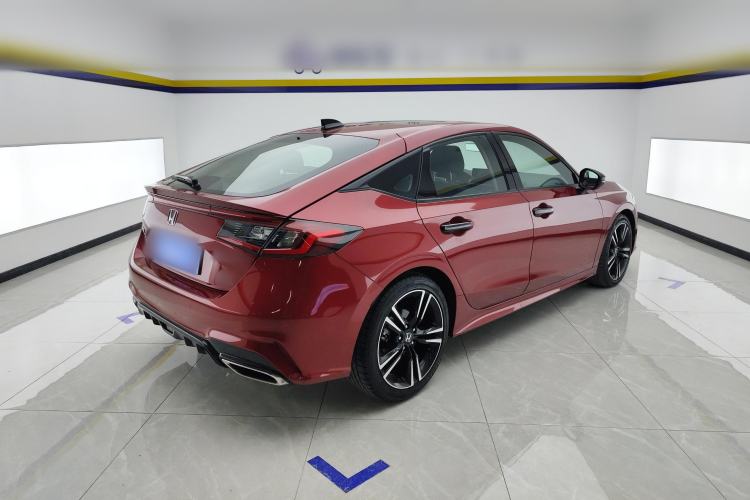 Used Honda Integra 2023 HATCHBACK 240TURBO CVT Phantom Night Deluxe Edition Rear Right 45 Deg