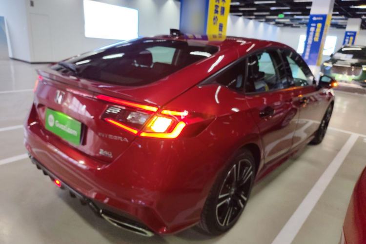 Used Honda Integra 2023 HATCHBACK 240TURBO CVT Phantom Night Deluxe Edition Rear Right 45 Deg