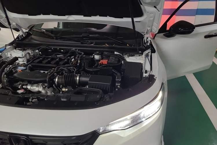 Used Honda Integra 2023 240TURBO CVT Phantom Night · Tech Edition Engine Bay Left