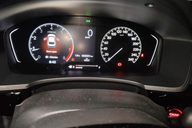 Used Honda Integra 2023 240TURBO Manual Exclusive Edition Odometer Close Up