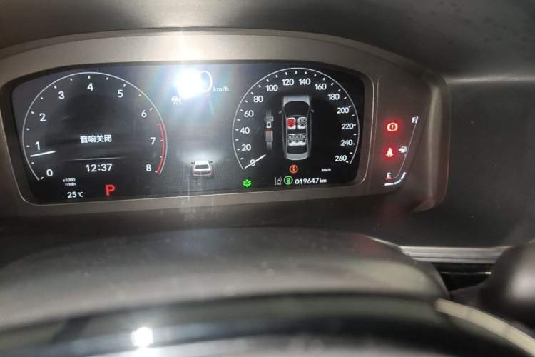 Used Honda Integra 2023 240TURBO CVT Tech Edition Odometer Close Up