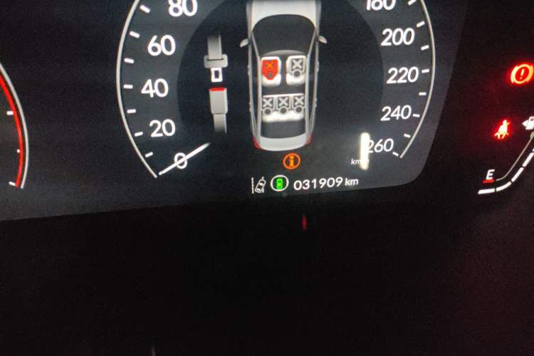 Used Honda Integra 2023 240TURBO CVT Luxury Edition Odometer Close Up