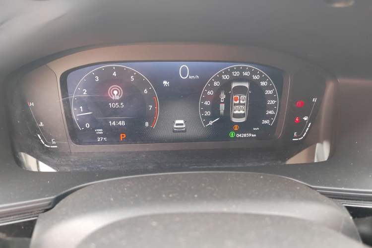 Used Honda Integra 2023 240TURBO CVT Leading Edition Odometer Close Up