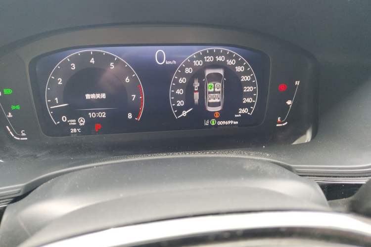 Used Honda Integra 2023 240TURBO CVT Tech Edition Odometer Close Up