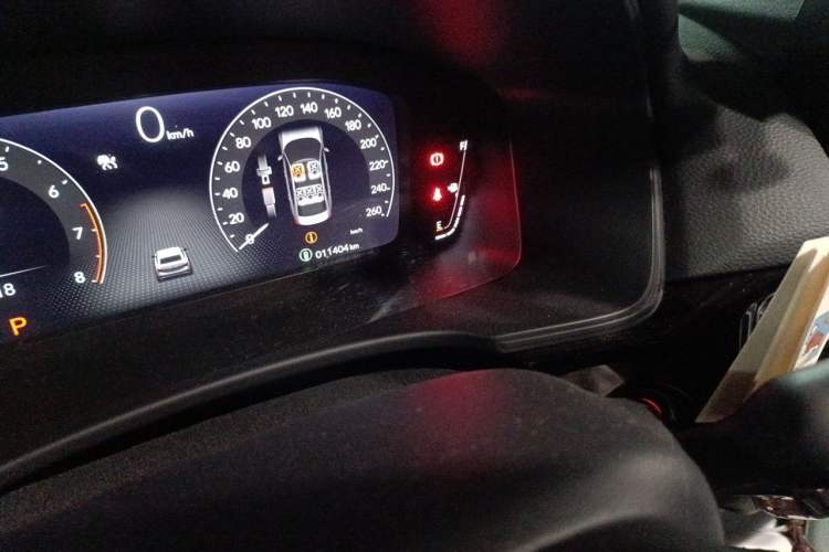 Used Honda Integra 2023 240TURBO CVT Leading Edition Odometer Close Up