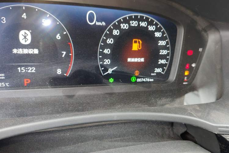 Used Honda Integra 2023 240TURBO CVT Phantom Night · Tech Edition Odometer Close Up