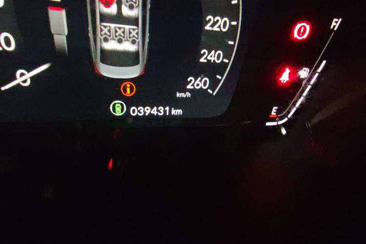 Used Honda Integra 2023 240TURBO CVT Smart Enjoyment Version Odometer Close Up