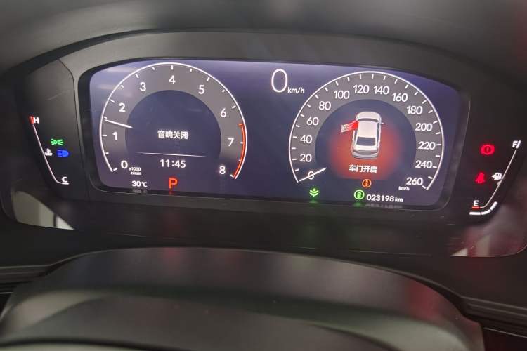 Used Honda Integra 2023 240TURBO CVT Tech Edition Odometer Close Up