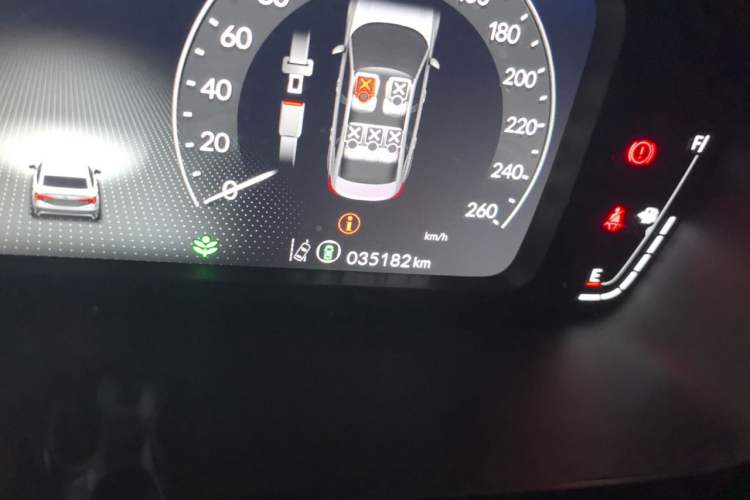 Used Honda Integra 2023 240TURBO CVT Tech Edition Odometer Close Up