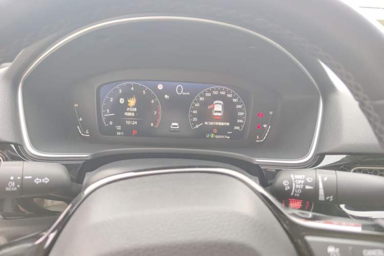 Used Honda Integra 2023 240TURBO CVT Luxury Edition Odometer Close Up