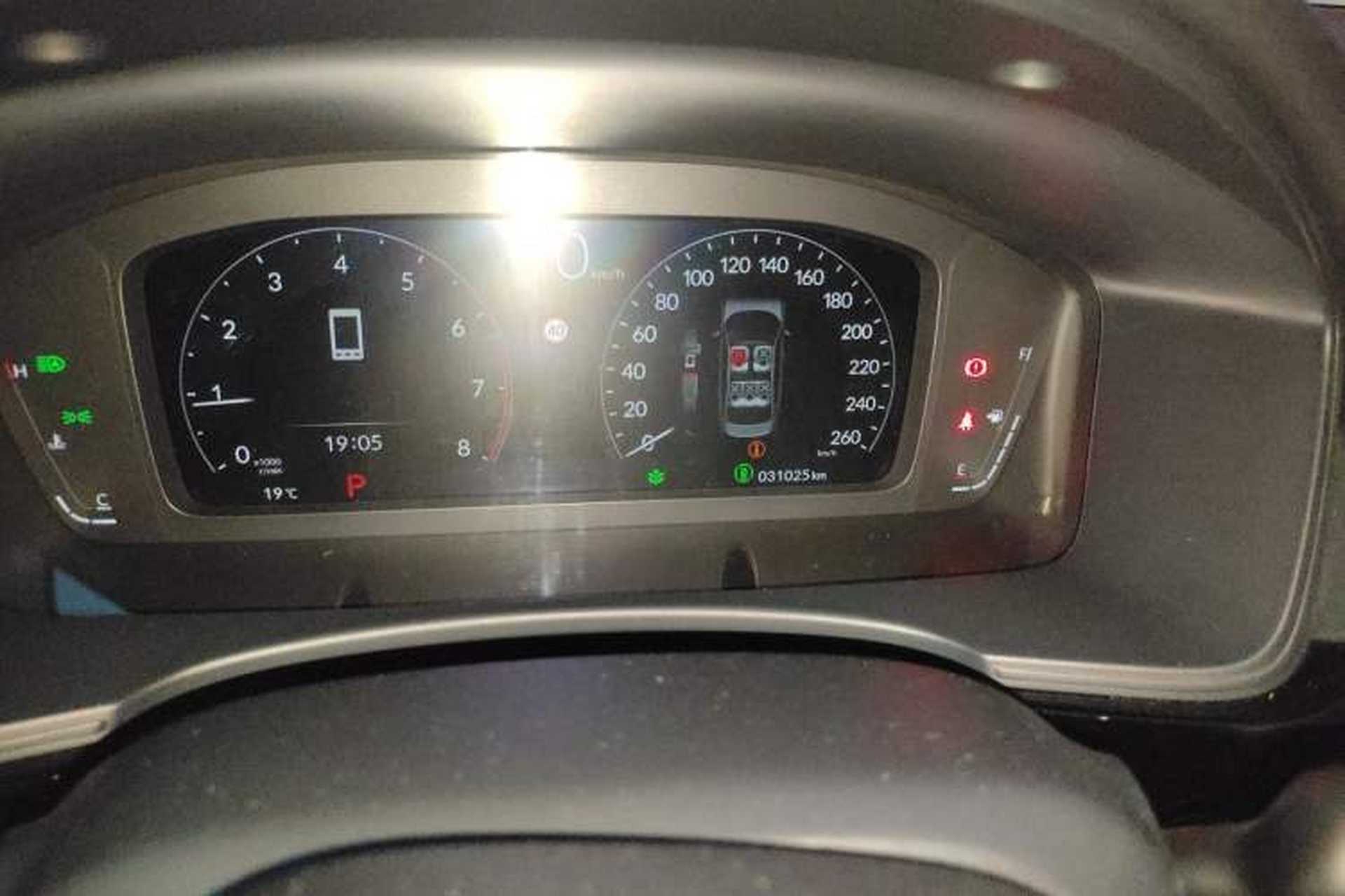 Used Honda Integra 2023 240TURBO CVT Tech Edition Odometer Close Up