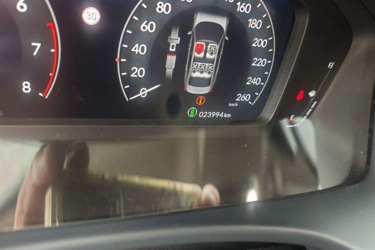 Used Honda Integra 2023 240TURBO CVT Phantom Night · Tech Edition Odometer Close Up