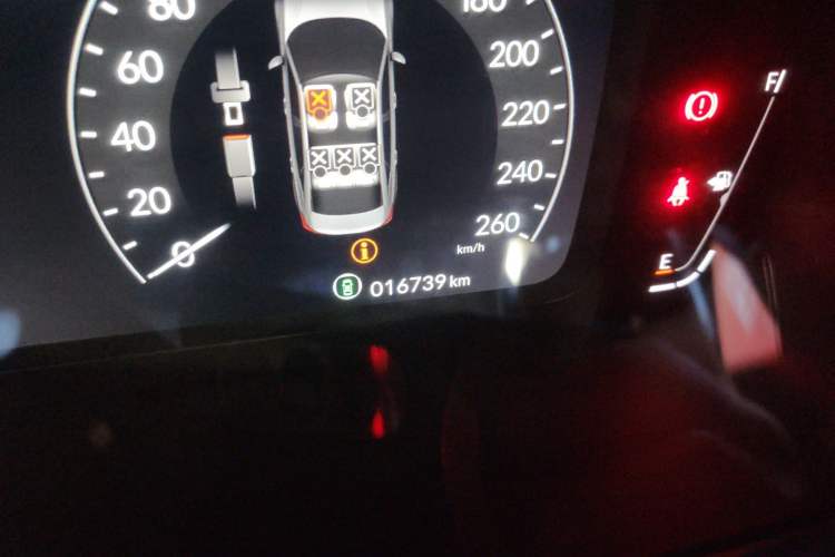 Used Honda Integra 2023 240TURBO CVT Luxury Edition Odometer Close Up
