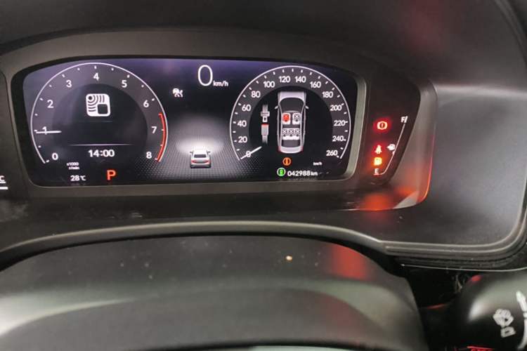 Used Honda Integra 2023 240TURBO CVT Leading Edition Odometer Close Up