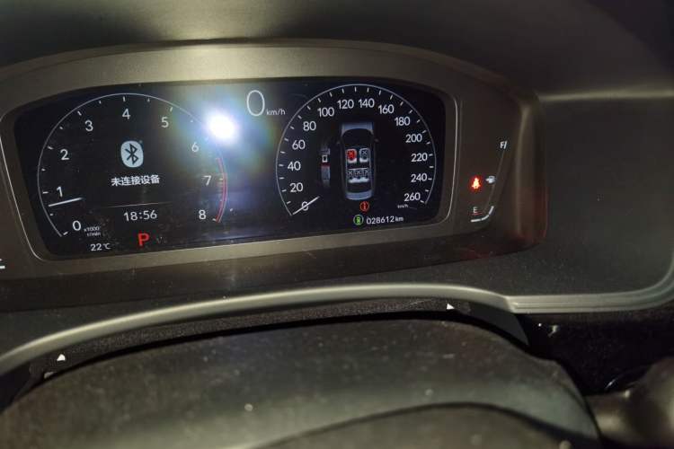 Used Honda Integra 2023 240TURBO CVT Phantom Night · Tech Edition Odometer Close Up