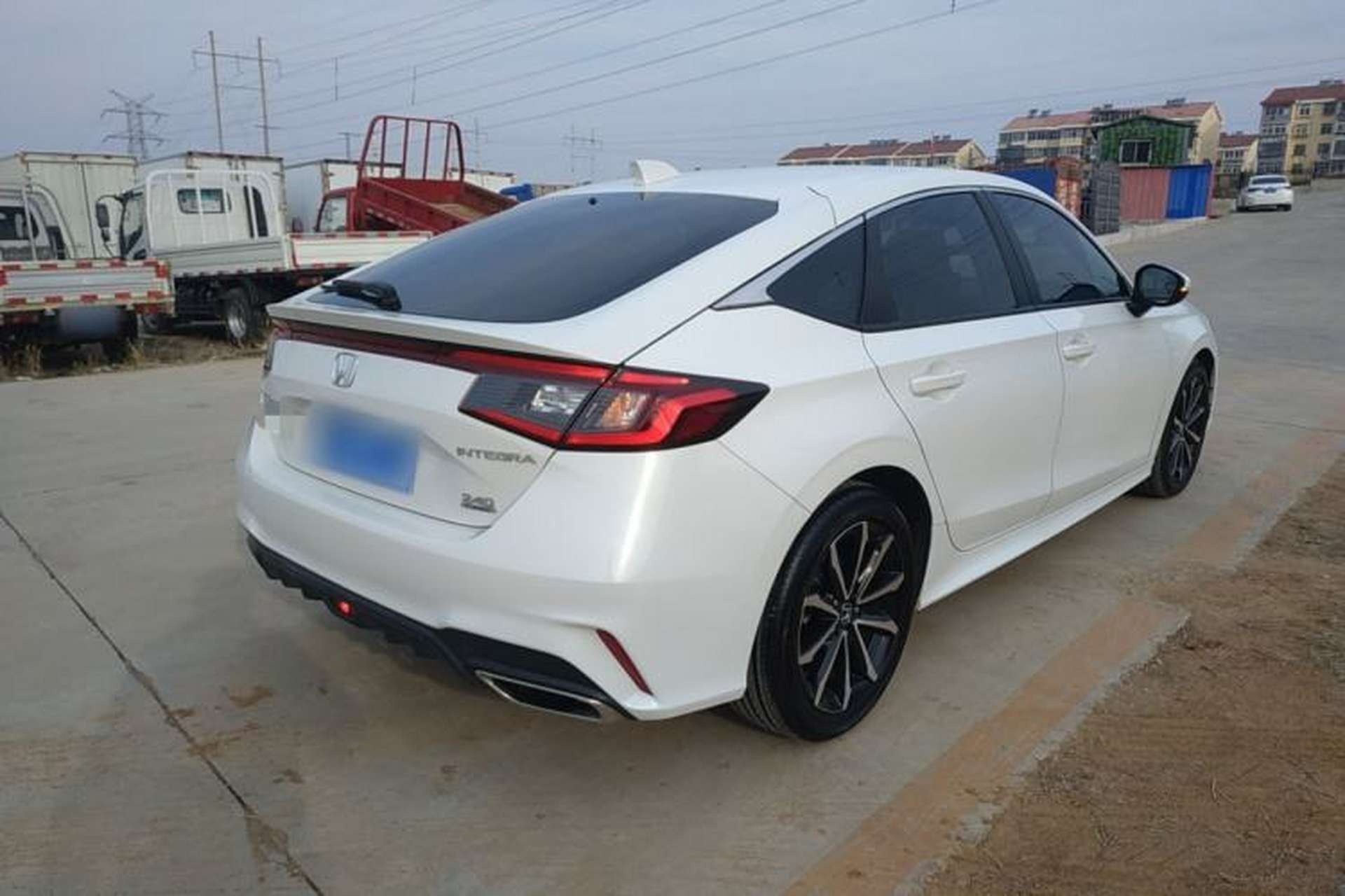 Used Honda Integra 2023 HATCHBACK 240TURBO CVT Trendsetting Edition Rear Right 45 Deg