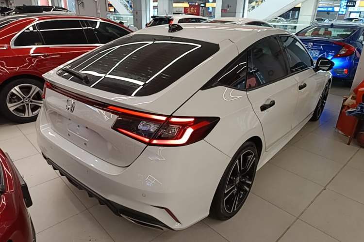 Used Honda Integra 2023 HATCHBACK 240TURBO CVT Phantom Night Luxury Edition Rear Right 45 Deg