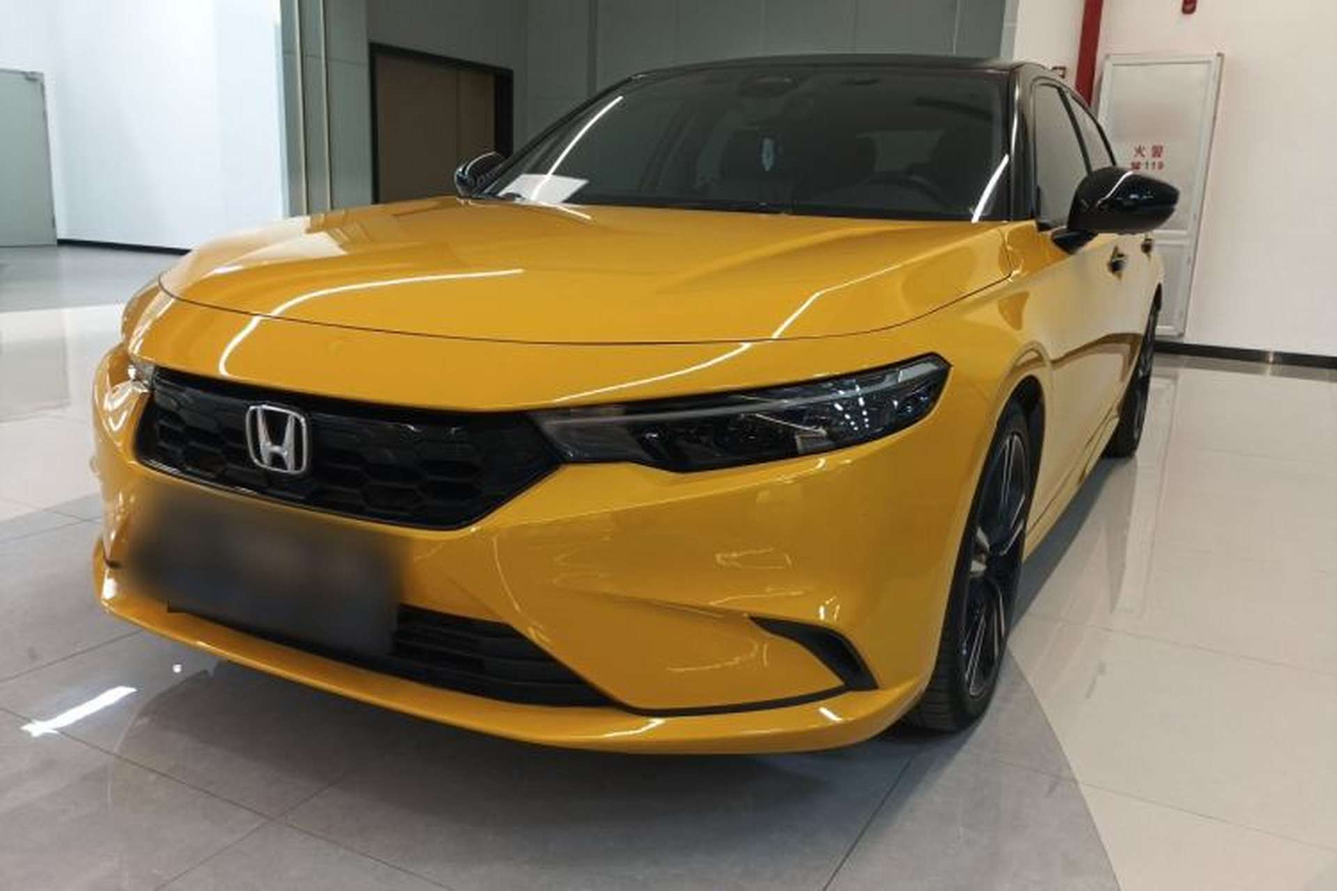 Used Honda Integra 2023 HATCHBACK 240TURBO CVT Phantom Night Luxury Edition Front Left 45 Deg