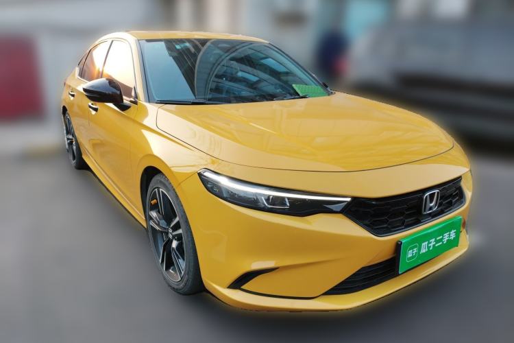 Used Honda Integra 2023 HATCHBACK 240TURBO CVT Phantom Night Deluxe Edition Front Right 45 Deg